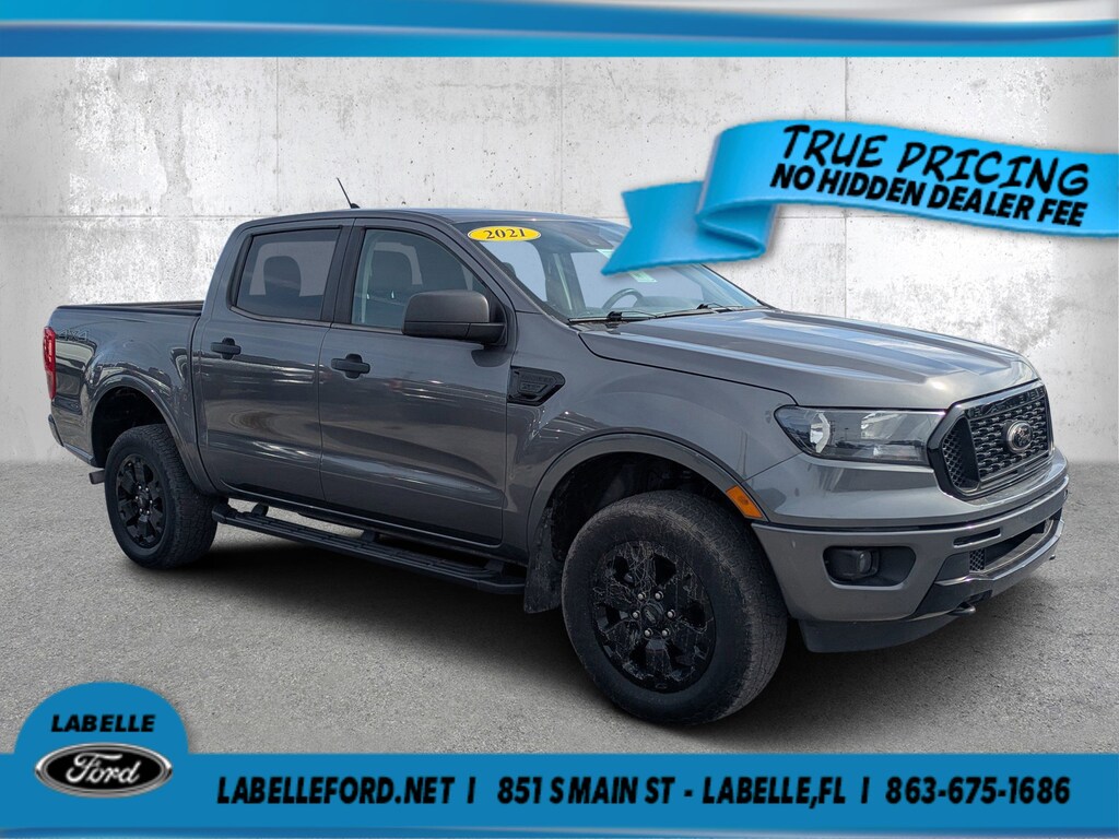 Used 2021 Ford Ranger 4WD 4C CREW CAB 2.3L XLT XLT 4WD SuperCrew 5 Box