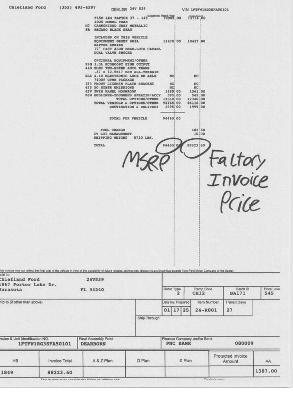 New 2025 Ford F-150 Raptor Raptor 4WD SuperCrew 5.5 Box