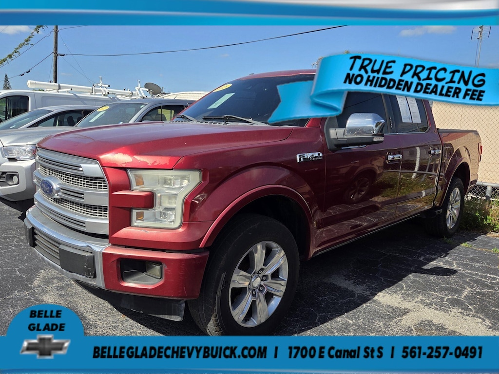 Used 2015 Ford F-150 Platinum 2WD SuperCrew 145 Platinum