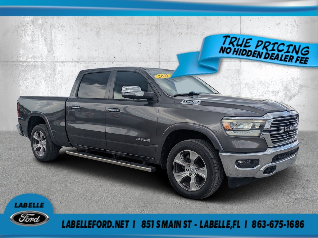 Used 2021 Ram 1500 Laramie Laramie 4x4 Crew Cab 64 Box