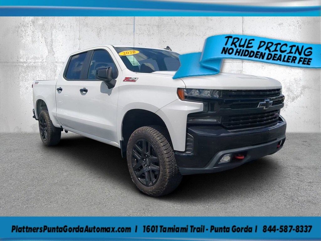 Used 2020 Chevrolet Silverado 1500 LT Trail Boss 4WD Crew Cab 147 LT Trail Boss