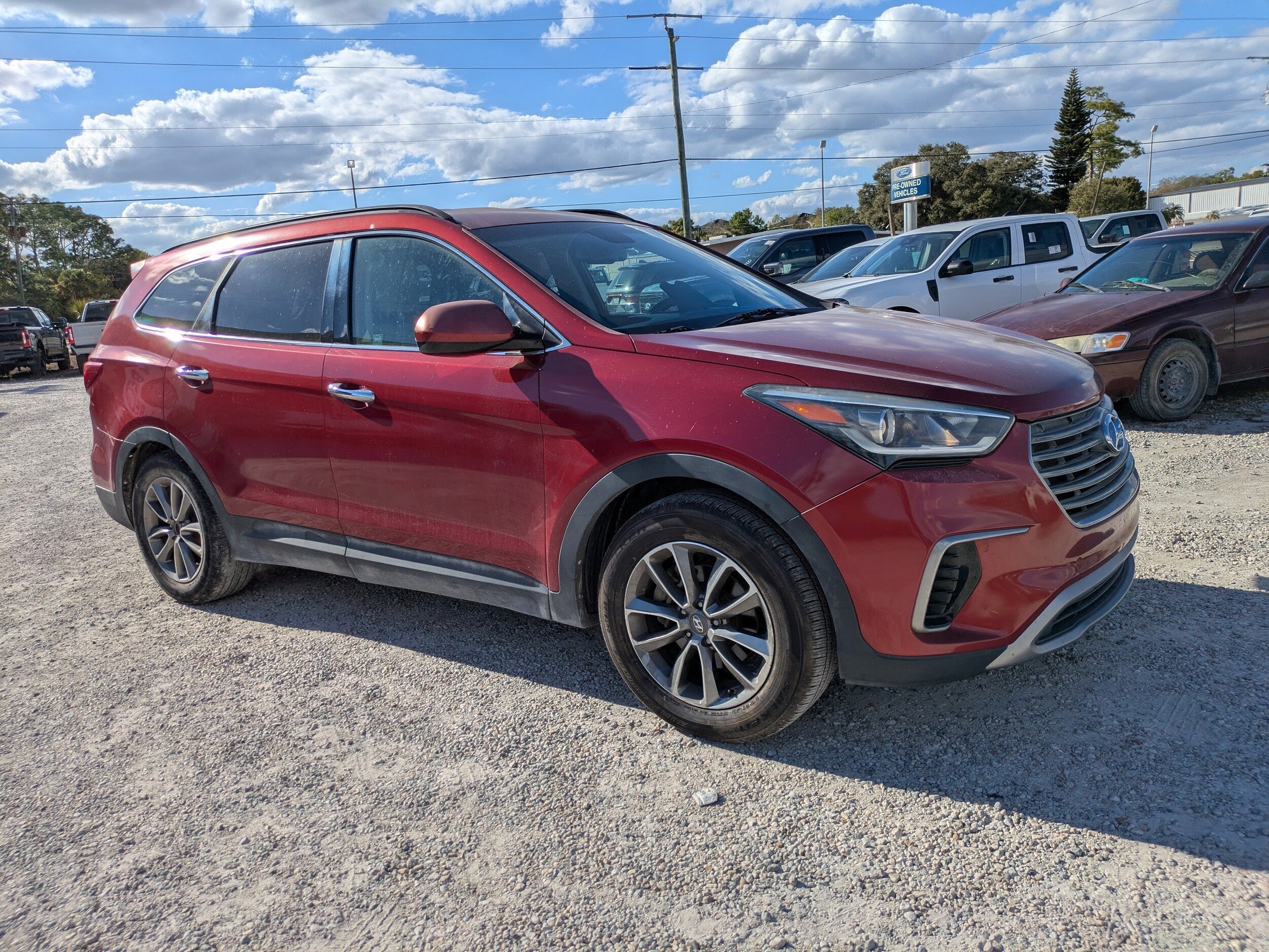 Used 2017 Hyundai Santa Fe SE with VIN KM8SM4HF9HU168460 for sale in LaBelle, FL