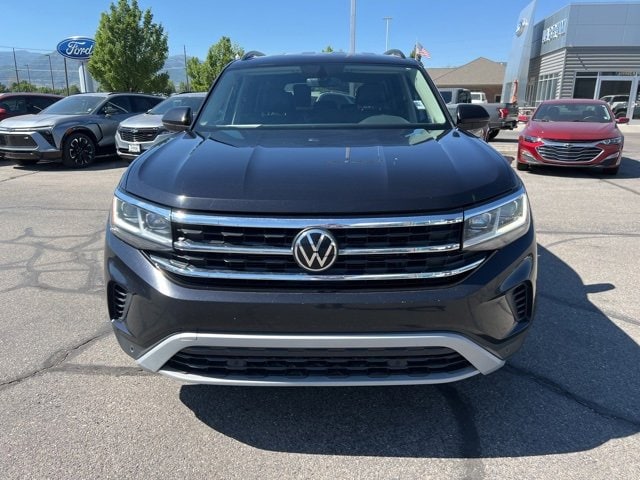 Used 2021 Volkswagen Atlas SE w/Tech with VIN 1V2HR2CA9MC546131 for sale in Heber, UT