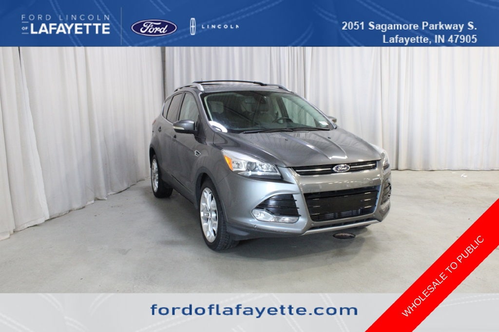 Used 2014 Ford Escape Titanium with VIN 1FMCU9J98EUA92196 for sale in Lafayette, IN
