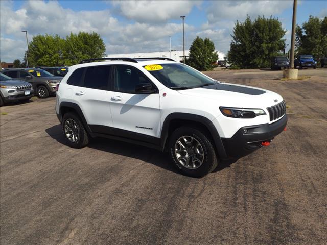 Used 2022 Jeep Cherokee Trailhawk with VIN 1C4PJMBX4ND515841 for sale in Mankato, Minnesota