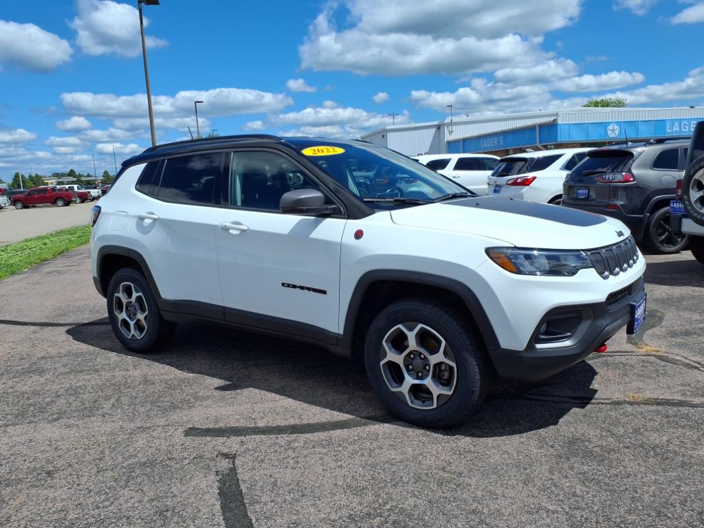 Used 2022 Jeep Compass Trailhawk with VIN 3C4NJDDB3NT111447 for sale in Mankato, Minnesota
