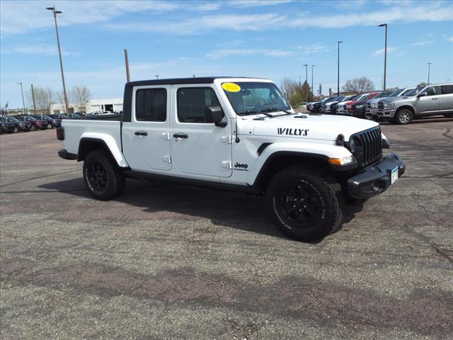 Used 2021 Jeep Gladiator WILLYS with VIN 1C6HJTAG2ML557338 for sale in Mankato, Minnesota