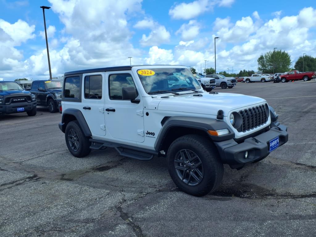 Used 2024 Jeep Wrangler 4-Door Sport S with VIN 1C4PJXDN6RW268622 for sale in Mankato, Minnesota