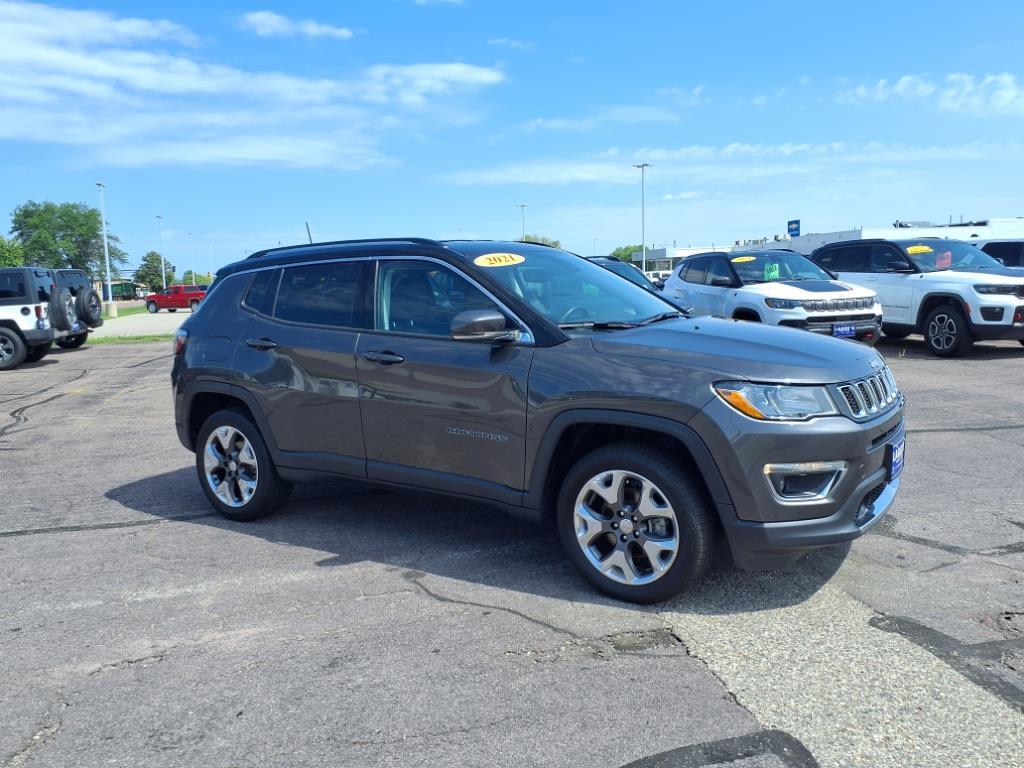 Used 2021 Jeep Compass Limited with VIN 3C4NJDCB7MT508868 for sale in Mankato, Minnesota