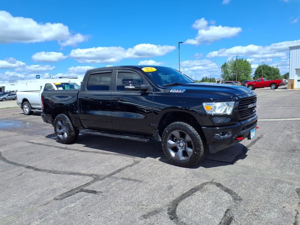 Used 2021 RAM Ram 1500 Pickup Big Horn/Lone Star with VIN 1C6SRFFMXMN528432 for sale in Mankato, Minnesota