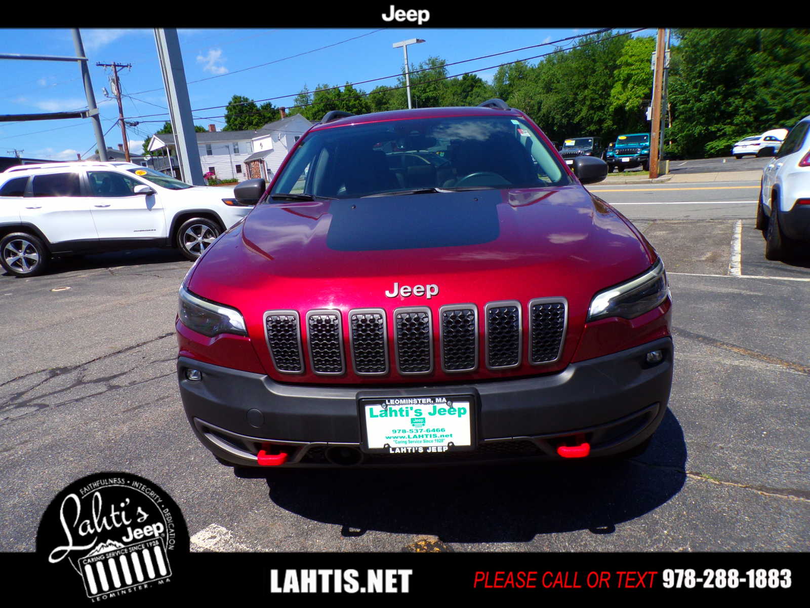 Certified 2021 Jeep Cherokee Trailhawk with VIN 1C4PJMBX1MD121504 for sale in Leominster, MA