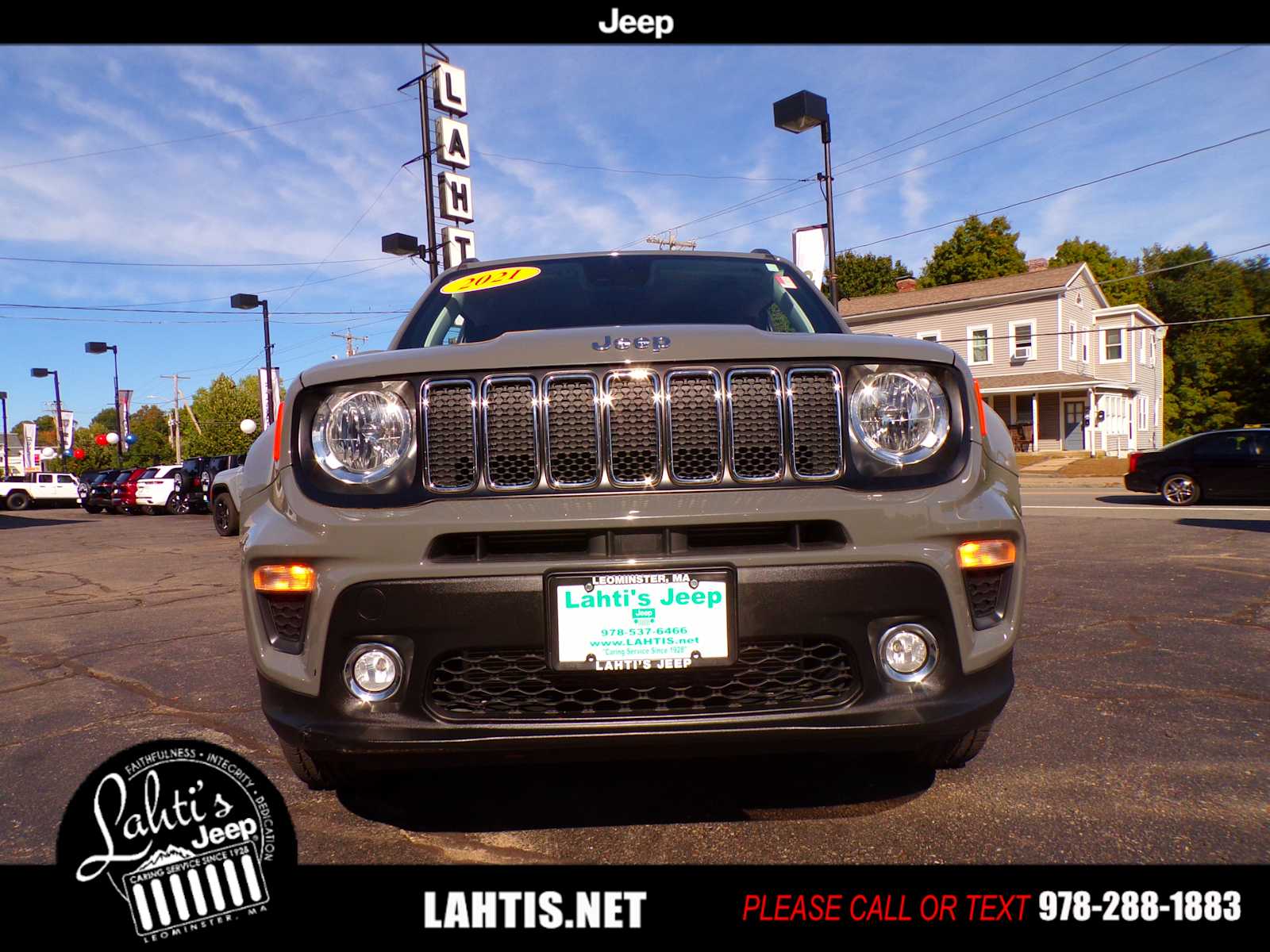 Used 2021 Jeep Renegade Latitude with VIN ZACNJDBB8MPM30557 for sale in Leominster, MA