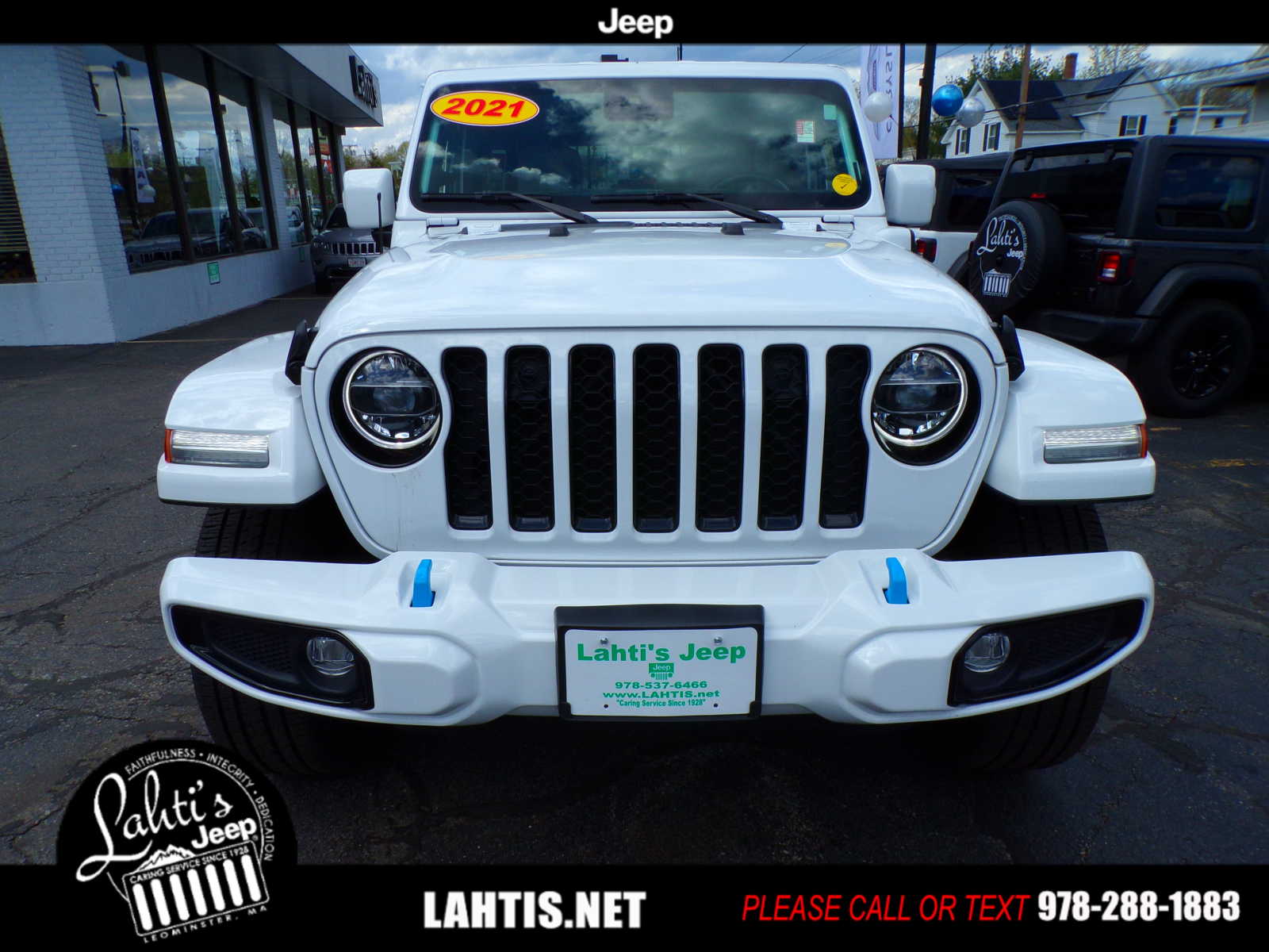 Used 2021 Jeep Wrangler Unlimited High Altitude 4XE with VIN 1C4JJXP66MW750199 for sale in Leominster, MA