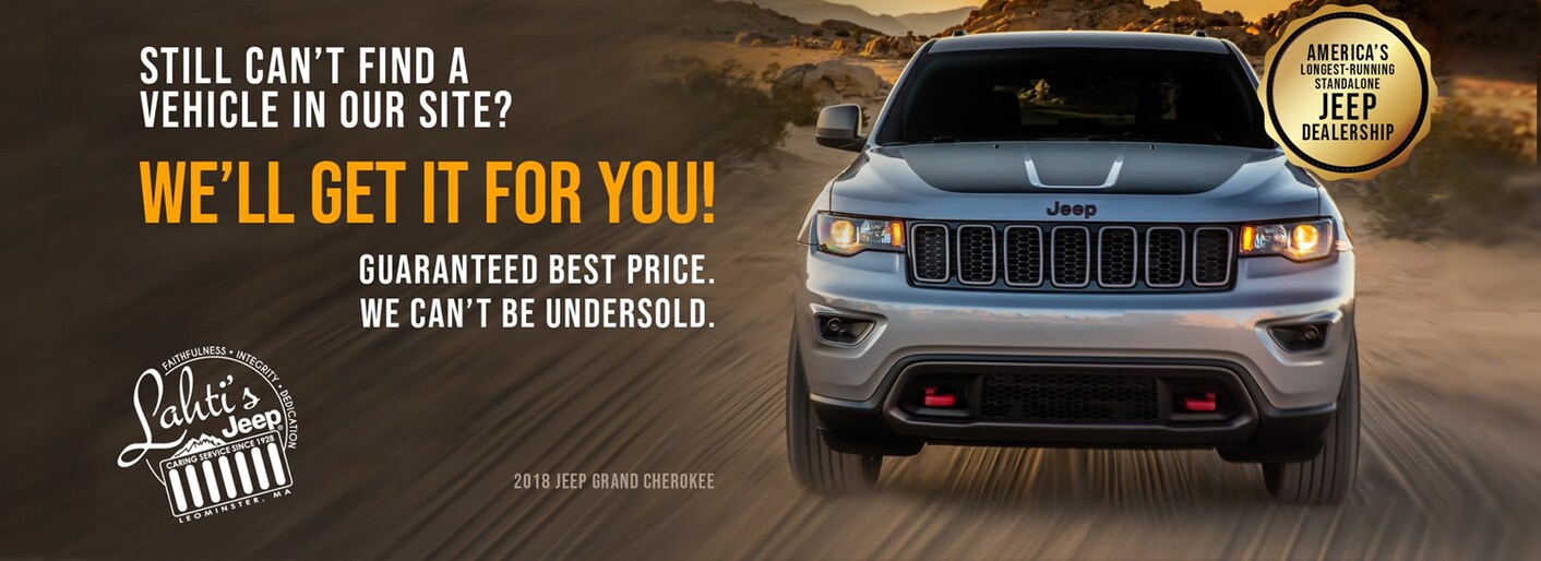 Jeep Dealership Leominster Ma Lahti Jeep Dealer Serving The