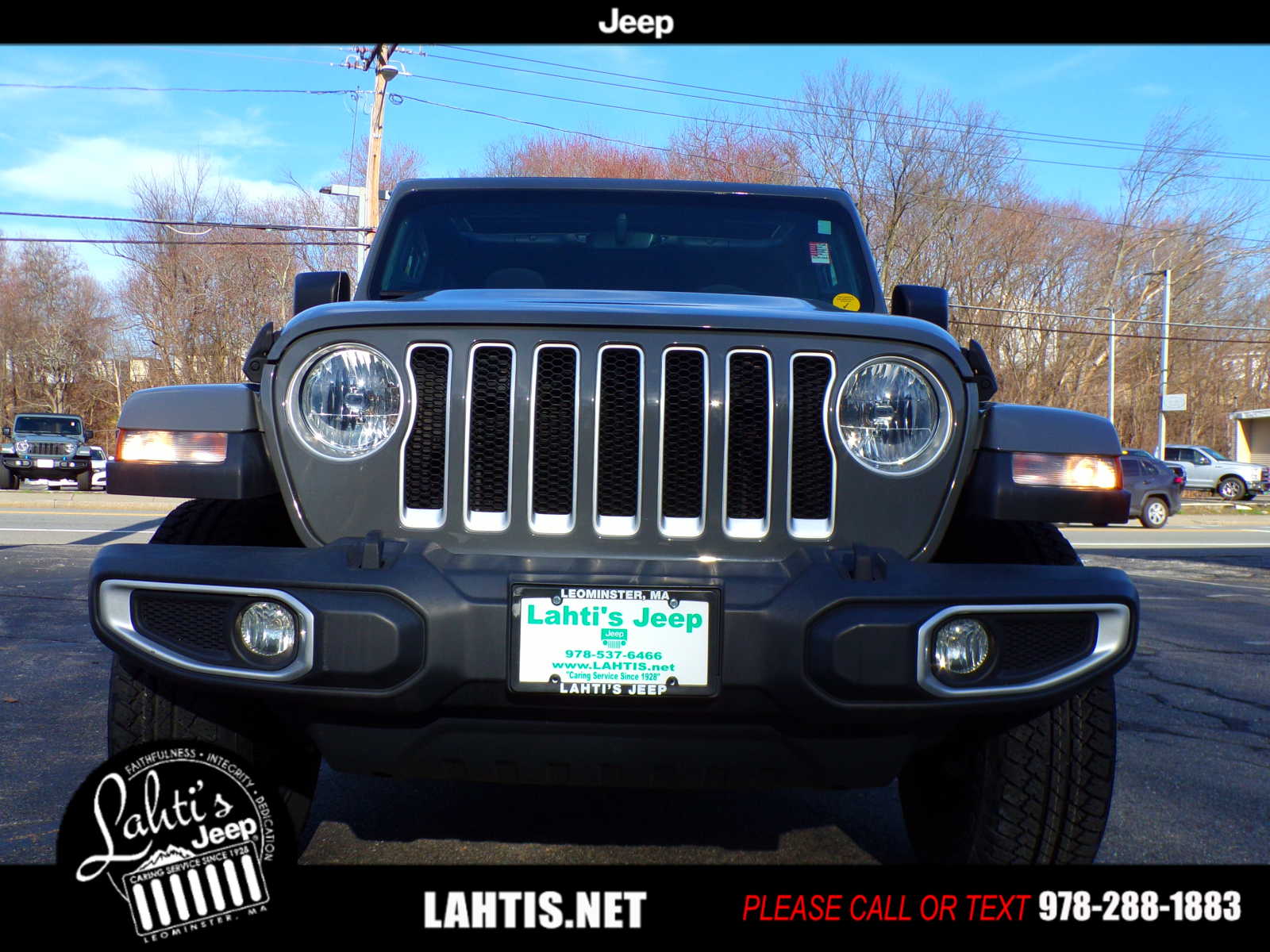 Used 2020 Jeep Wrangler Unlimited Sahara with VIN 1C4HJXENXLW157503 for sale in Leominster, MA