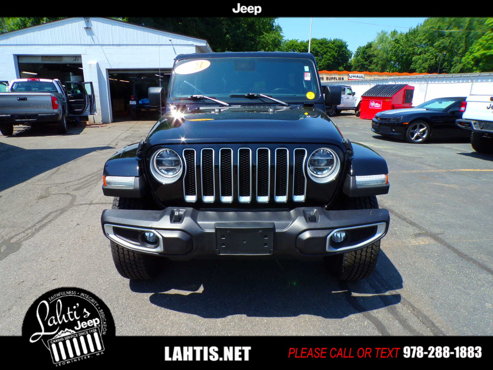 Certified 2021 Jeep Wrangler Unlimited Sahara with VIN 1C4HJXEG7MW601634 for sale in Leominster, MA