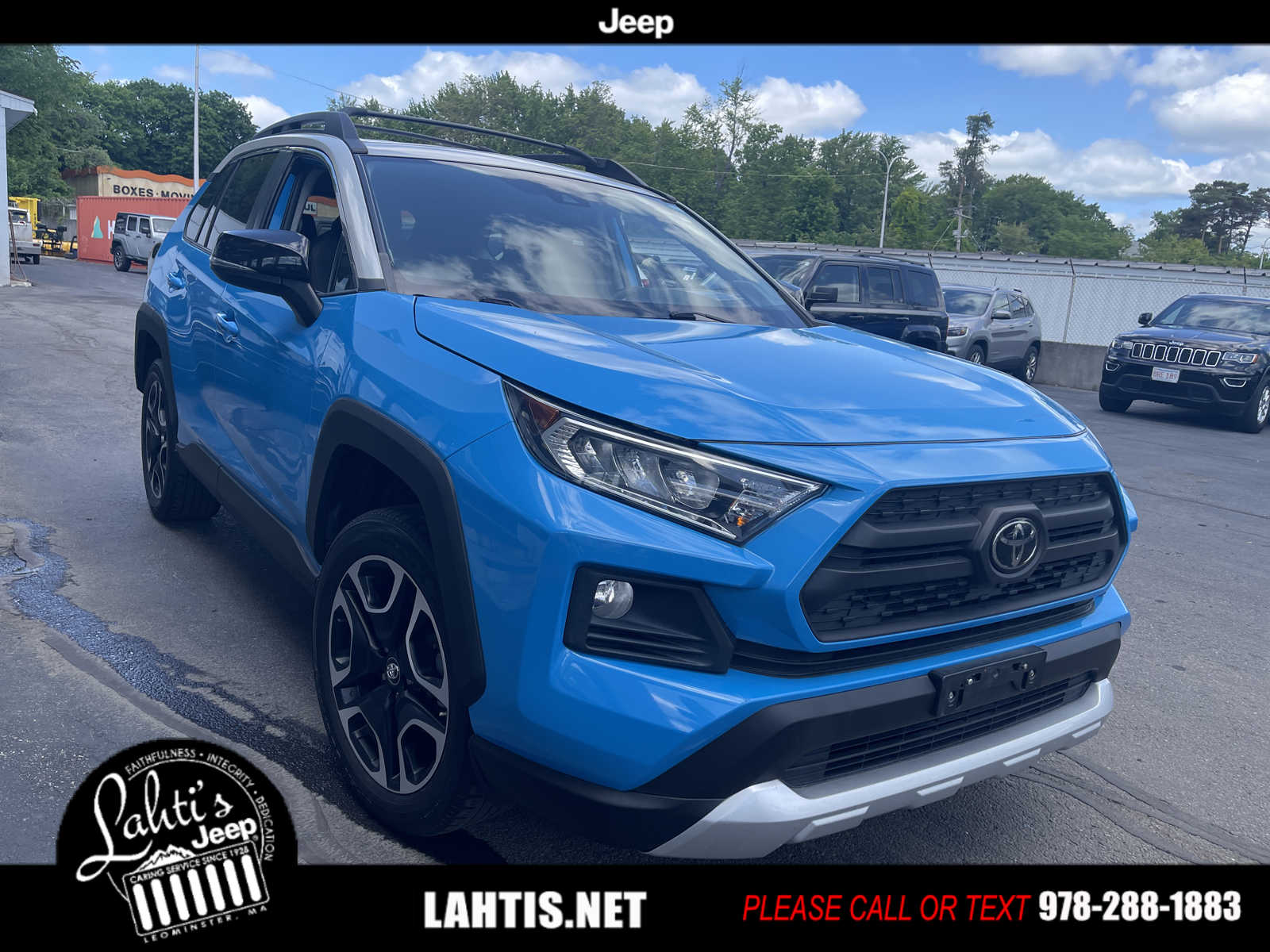 Used 2019 Toyota RAV4 Adventure with VIN 2T3J1RFV1KW036366 for sale in Leominster, MA