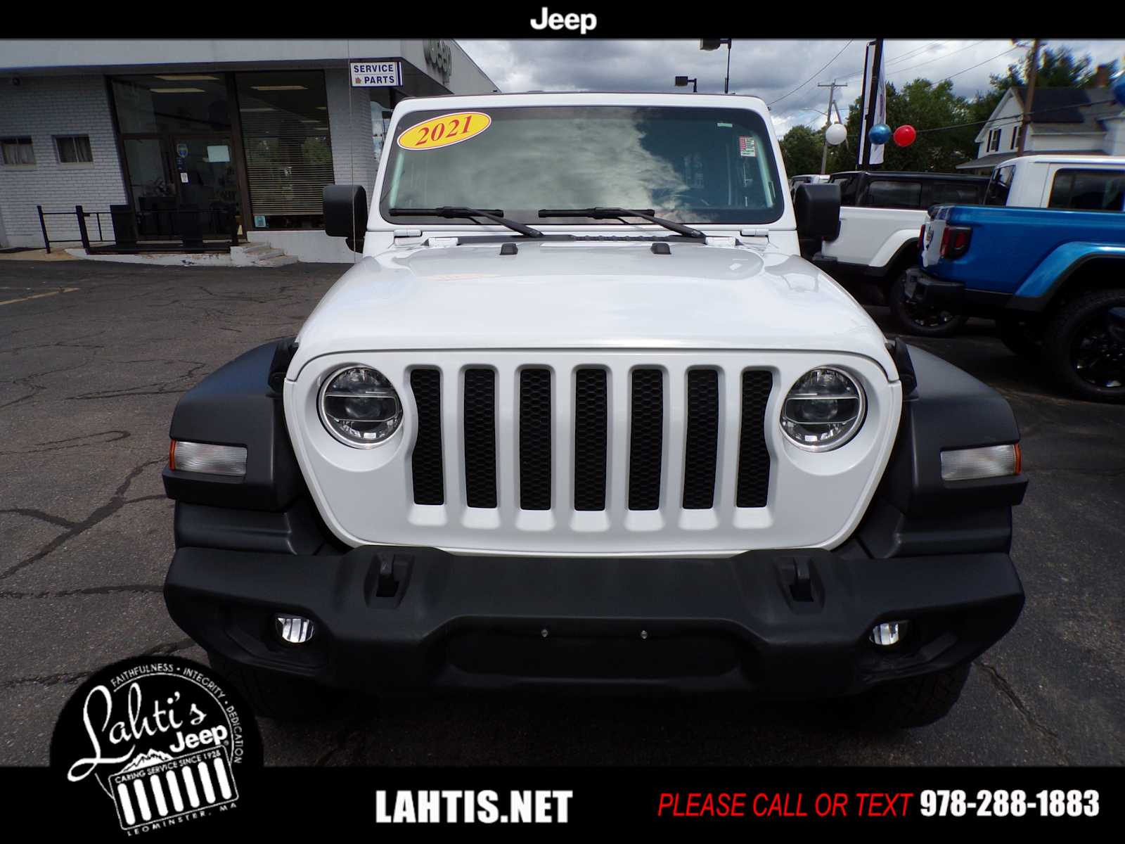 Certified 2021 Jeep Wrangler Unlimited Sport S with VIN 1C4HJXDG9MW502038 for sale in Leominster, MA