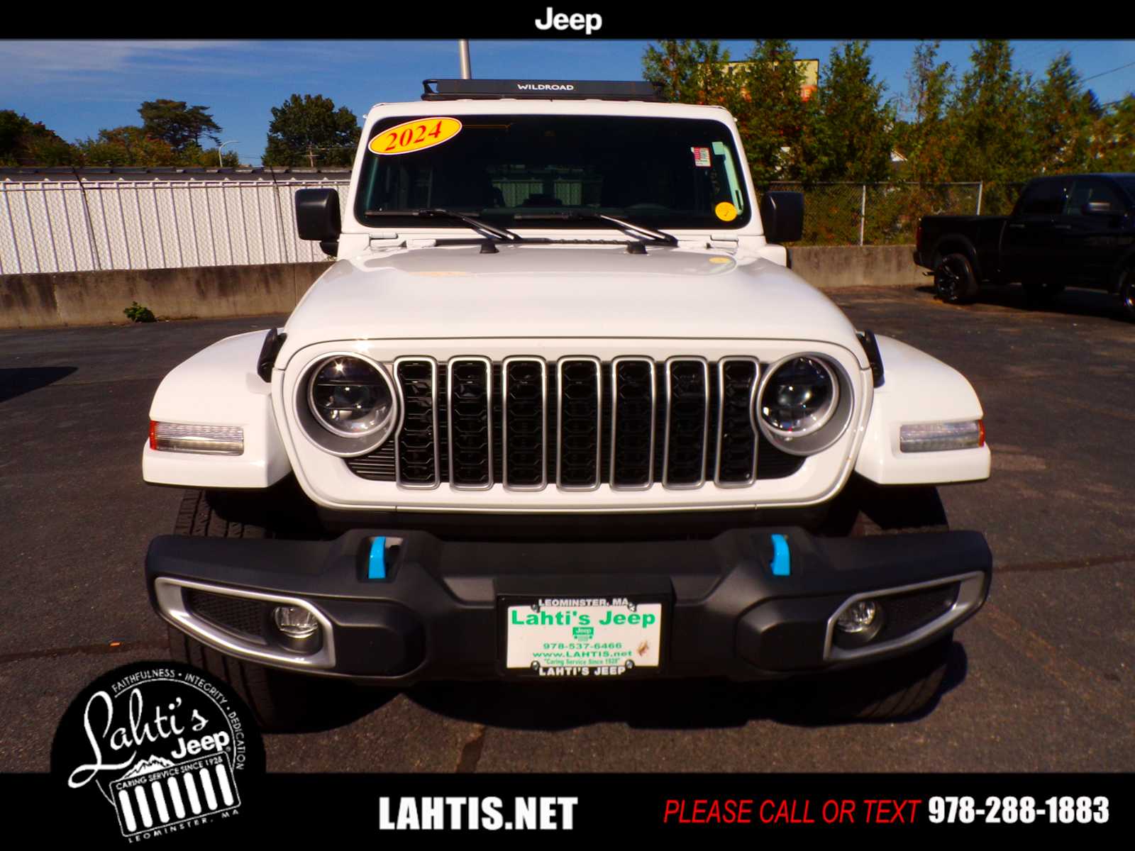 Certified 2024 Jeep Wrangler 4xe Sahara 4XE with VIN 1C4RJXP60RW188522 for sale in Leominster, MA