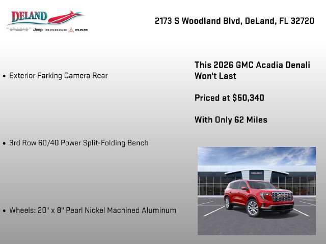 2026 GMC Acadia Denali - Photo 17