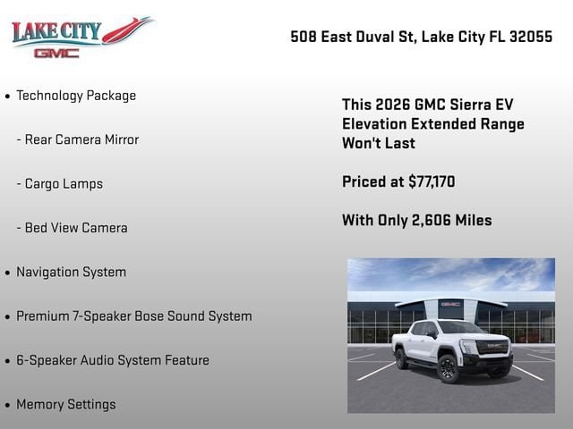 2026 GMC Sierra EV Elevation - Photo 29