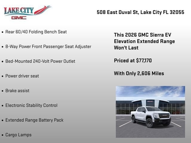 2026 GMC Sierra EV Elevation - Photo 35