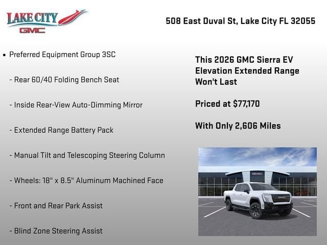 2026 GMC Sierra EV Elevation - Photo 12