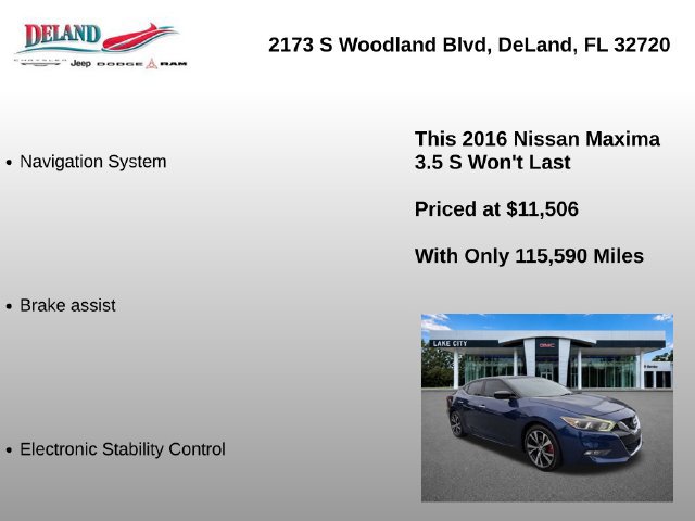 2016 Nissan Maxima S - Photo 7