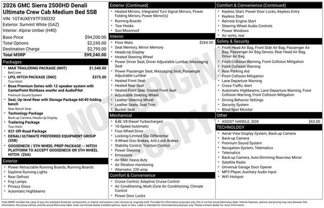2026 GMC Sierra 2500HD Denali Ultimate - Photo 33