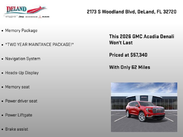 2026 GMC Acadia Denali - Photo 8