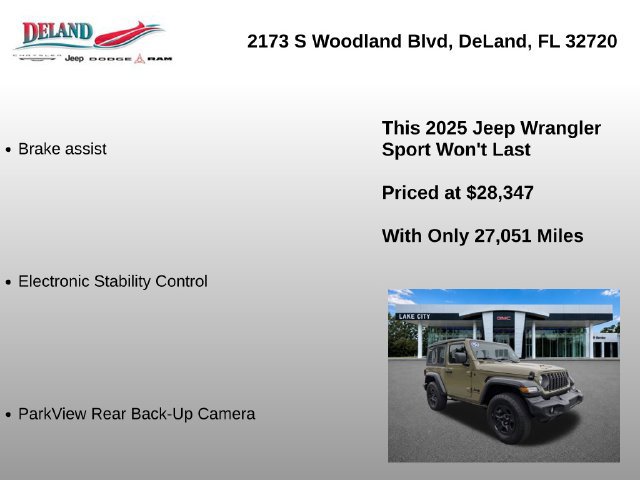 2025 Jeep Wrangler 2-Door Sport - Photo 7