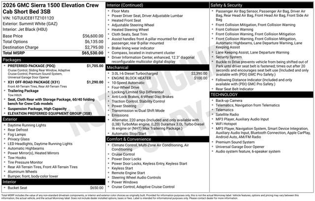 2026 GMC Sierra 1500 Elevation - Photo 42