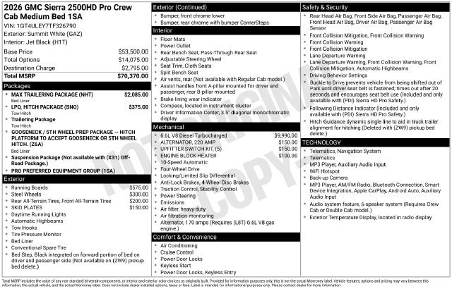 2026 GMC Sierra 2500HD Pro - Photo 35