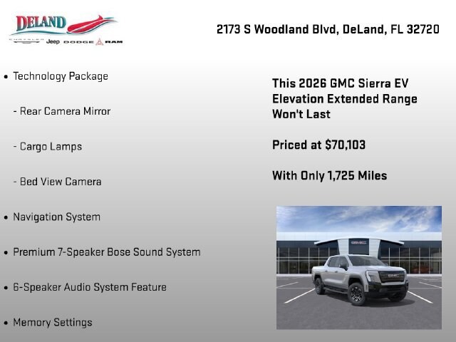 2026 GMC Sierra EV Elevation - Photo 25