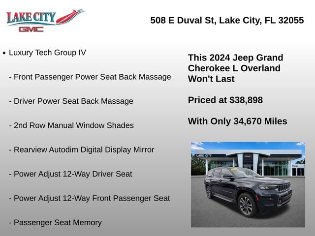 2024 Jeep Grand Cherokee L Overland - Photo 8
