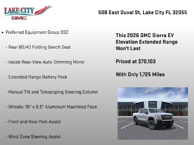2026 GMC Sierra EV Elevation - Photo 7