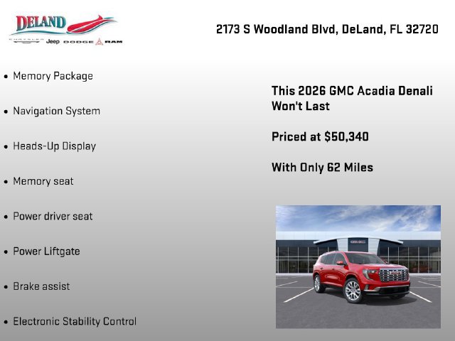 2026 GMC Acadia Denali - Photo 8