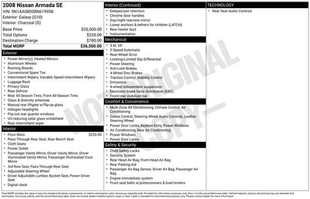 2008 Nissan Armada SE - Photo 10