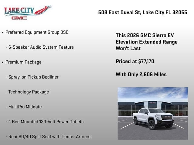 2026 GMC Sierra EV Elevation - Photo 20