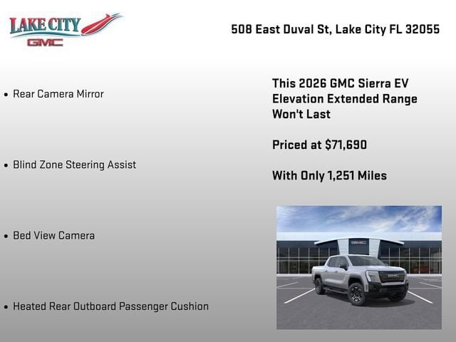 2026 GMC Sierra EV Elevation - Photo 41