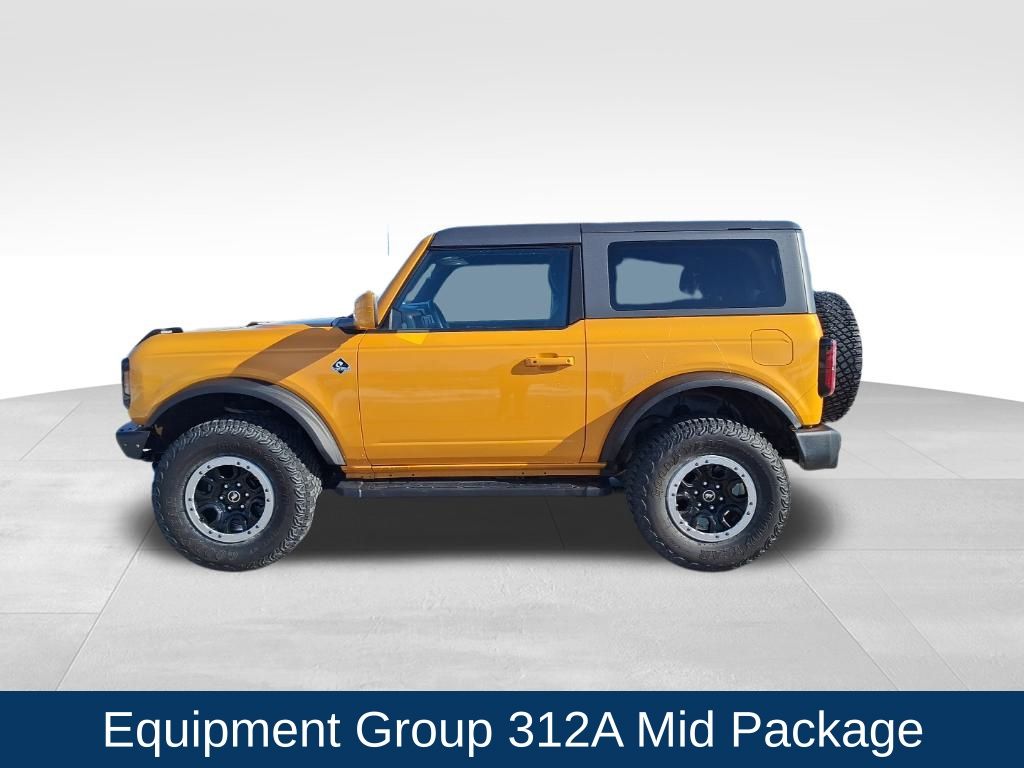 Used 2022 Ford Bronco 2-Door Outer Banks with VIN 1FMDE5CP0NLB31777 for sale in Lake City, Minnesota