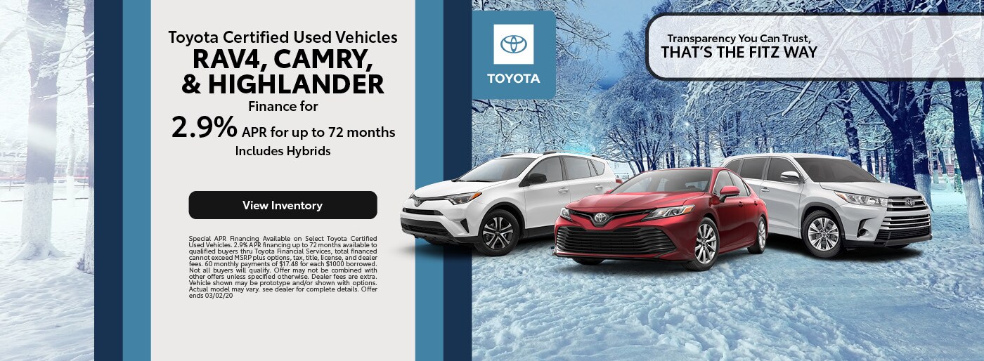 New & Used Toyota Dealer Gaithersburg Fitzgerald Toyota Near Germantown