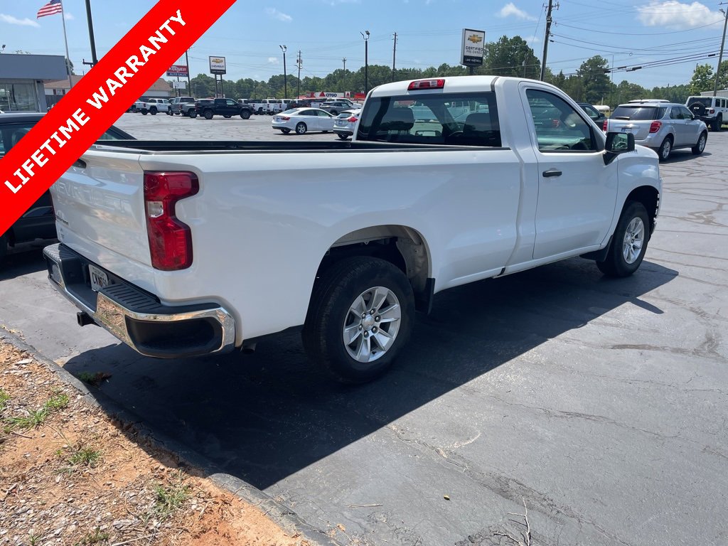 Used 2022 Chevrolet Silverado 1500 Limited Work Truck with VIN 3GCNWAED7NG201984 for sale in Toccoa, GA