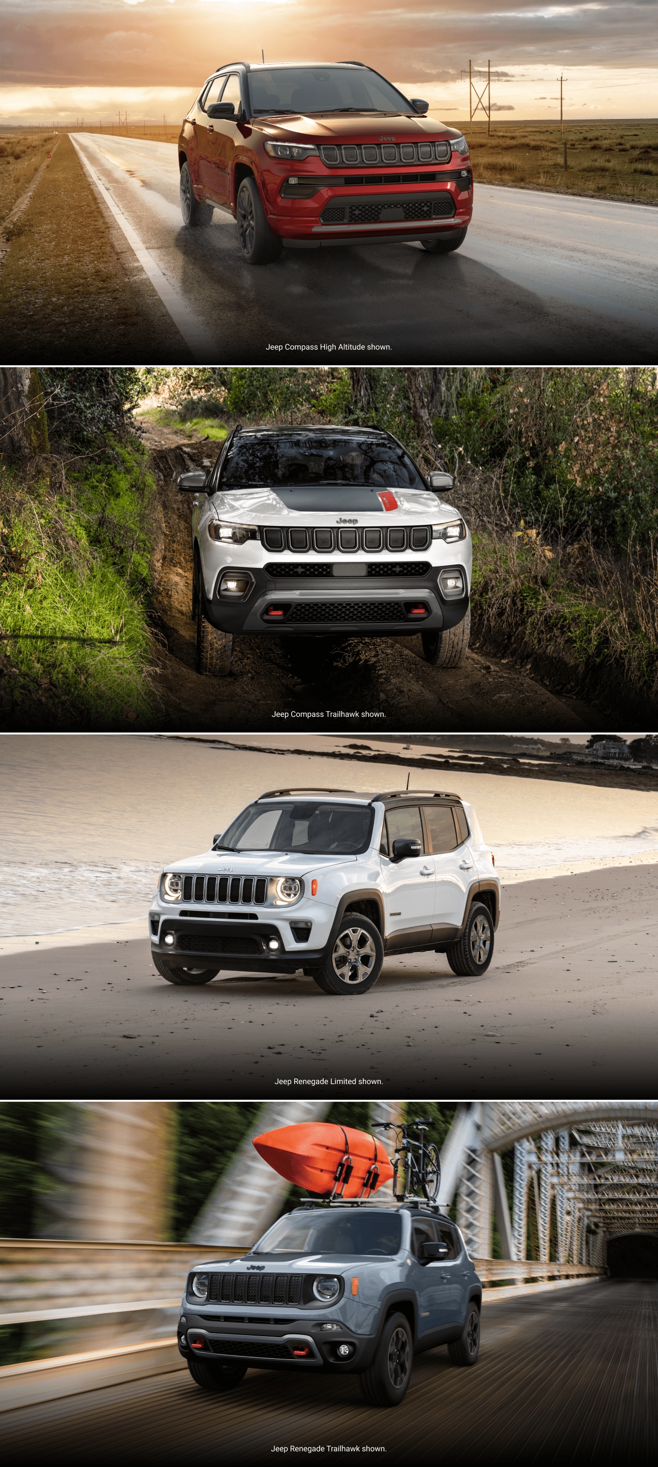 2023 Jeep Compass Vs. Jeep Renegade Comparison Engine Trims Pricing