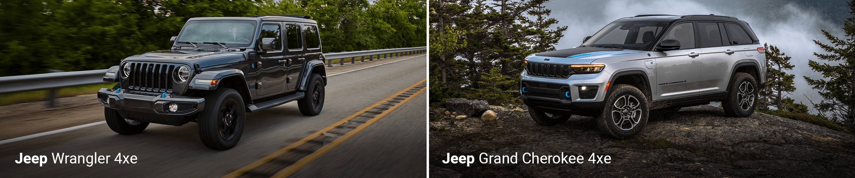 Jeep Wrangler 4xe vs Jeep Grand Cherokee 4xe