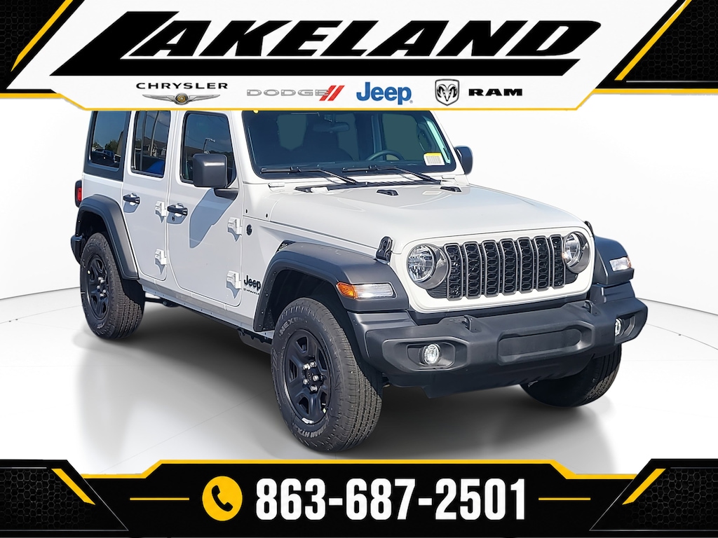 New 2026 Jeep Wrangler 4-DOOR SPORT Sport Utility