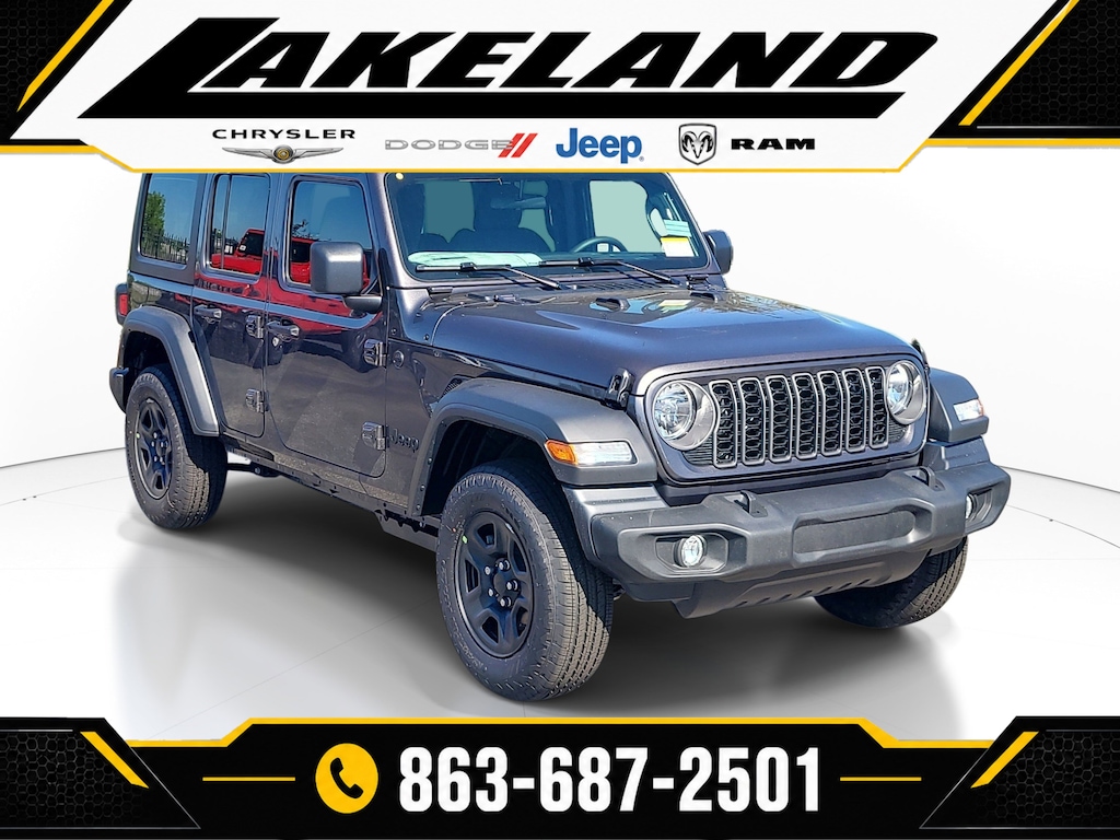 New 2026 Jeep Wrangler 4-DOOR SPORT Sport Utility