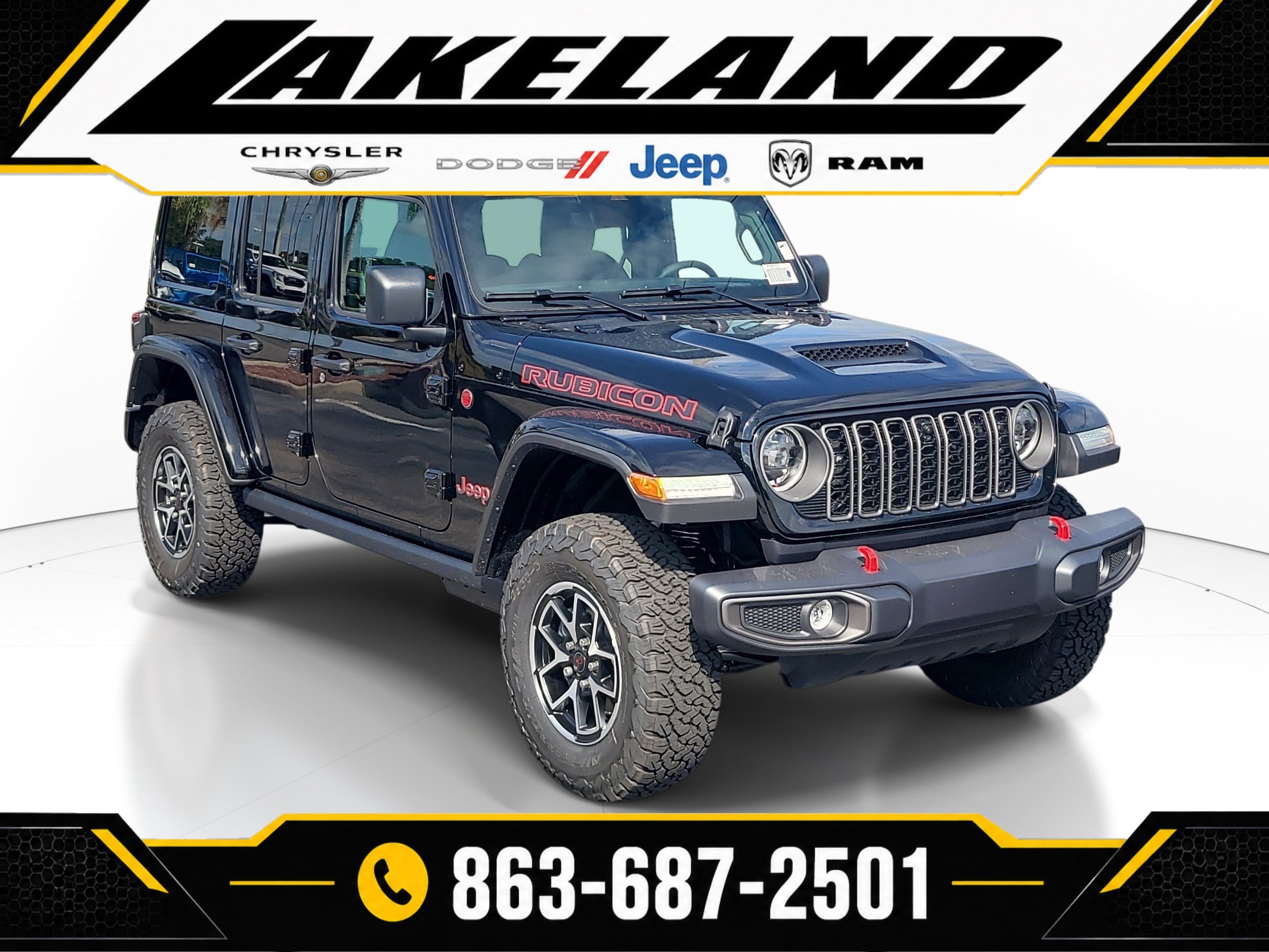 New Jeep Wrangler Rubicon for Sale Lakeland, Florida