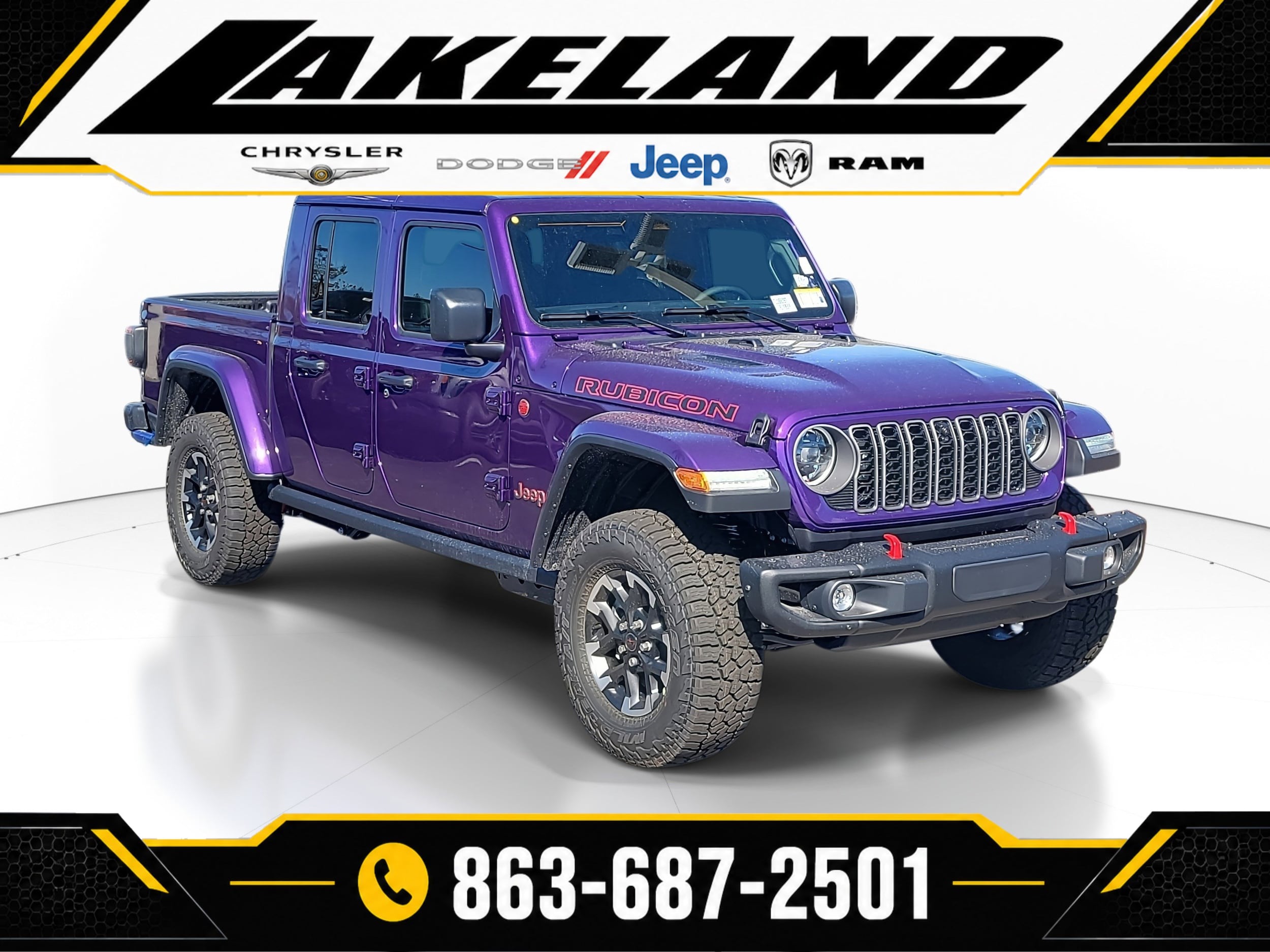 【中古】 Gladiator Riddim New 2026 Jeep Gladiator RUBICON X 4X4 For Sale Lakeland, Florida