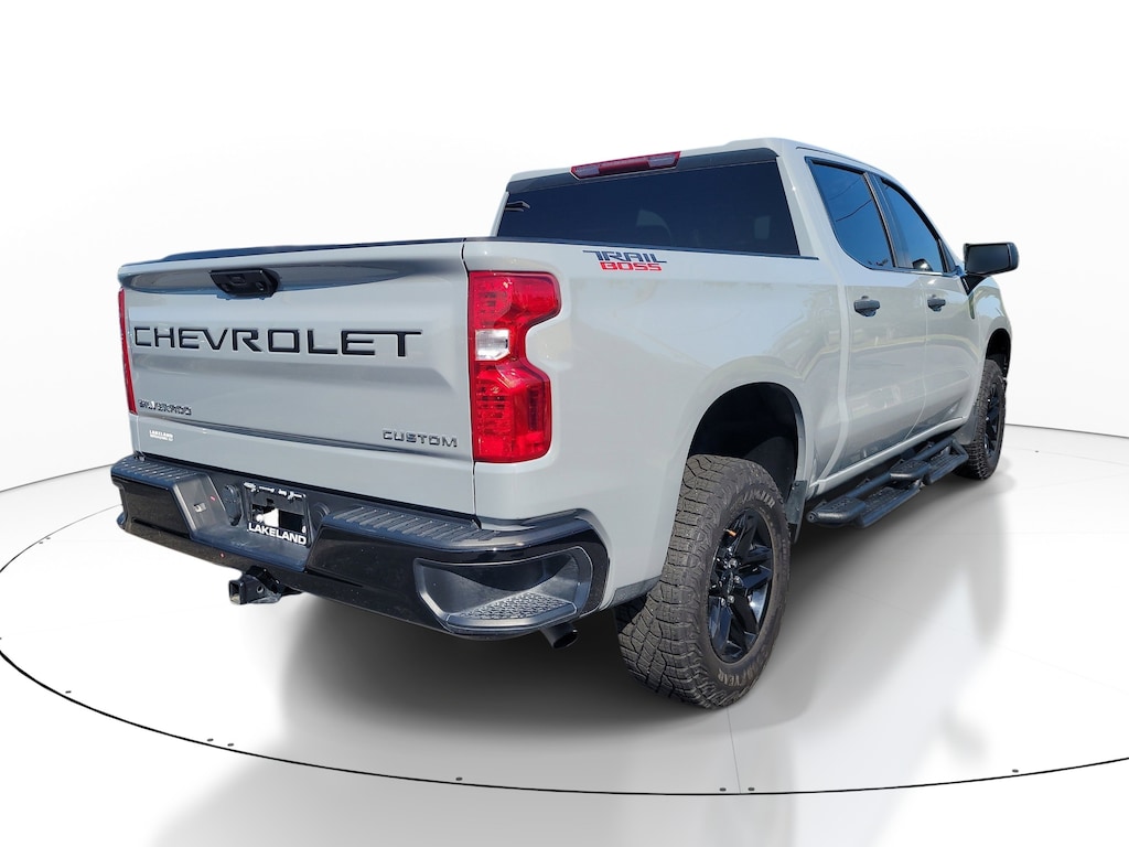 Used 2025 Chevrolet Silverado 1500 Custom Trail Boss Truck Crew Cab